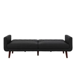 Nola - Slaapbank 3 Zits In Kunstleer Zwart -Leenbakker Winkel 62aed0d592ff49df95962672e5bcd520