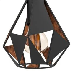 EGLO Carlton 4 Wandlamp - E27 - 16 Cm - Zwart/Koper -Leenbakker Winkel 62fd453804ae4ac79145c980c80582b7