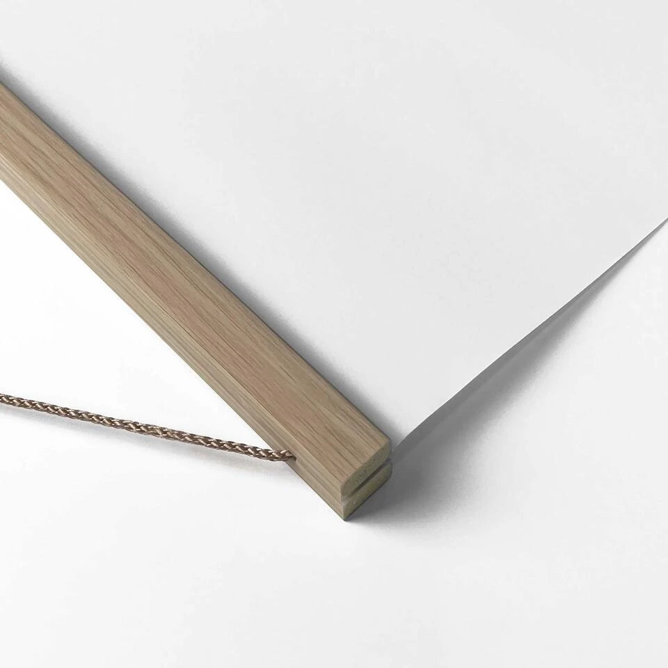 Posterhanger Eiken 50 - 51x1,5cm - Bruin 4 Posterhanger Eiken 50 - 51x1,5cm - Bruin - Afbeelding 4