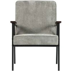 WOOOD Sally Fauteuil - Ribstof - Vergrijsd Groen - 87x65x82 -Leenbakker Winkel 64976c5f2aad4d5a8b2d00b77bbc945e