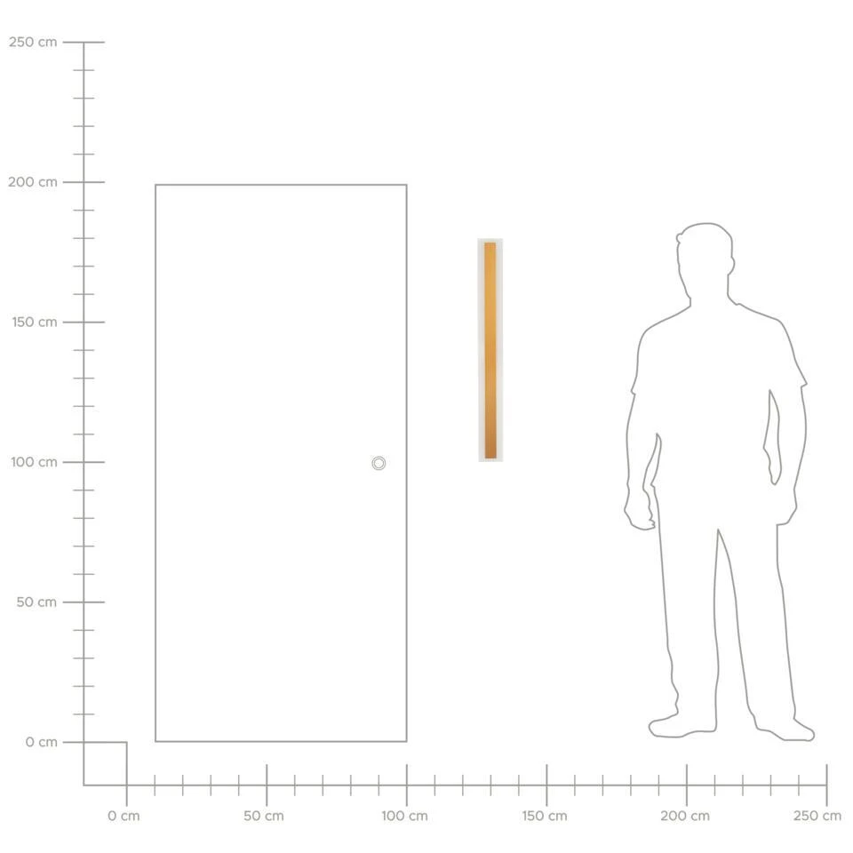 ROSALIE - Wandlamp - Goud - 80 Cm - Staal 8 ROSALIE - Wandlamp - Goud - 80 Cm - Staal - Afbeelding 8