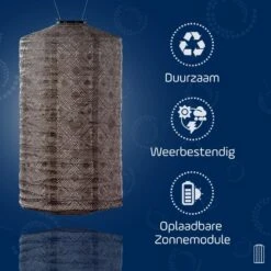 LUMIZ Solar Buitenverlichting Hyacint Set - 2 Stuks -Leenbakker Winkel 6a30d3ec6e1f4b7f8b51d28af83b85fa