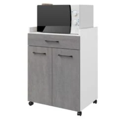 Keukenkastje Maleficent Met Wieltjes - 2 Deuren & 1 Lade - Beton -Leenbakker Winkel 6b556fe3ac1243f1b7b442d13a00973a