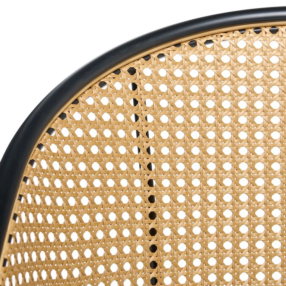 BALTIMORE - Bureaustoel - Zwart - Kunstleer 8 BALTIMORE - Bureaustoel - Zwart - Kunstleer - Afbeelding 8