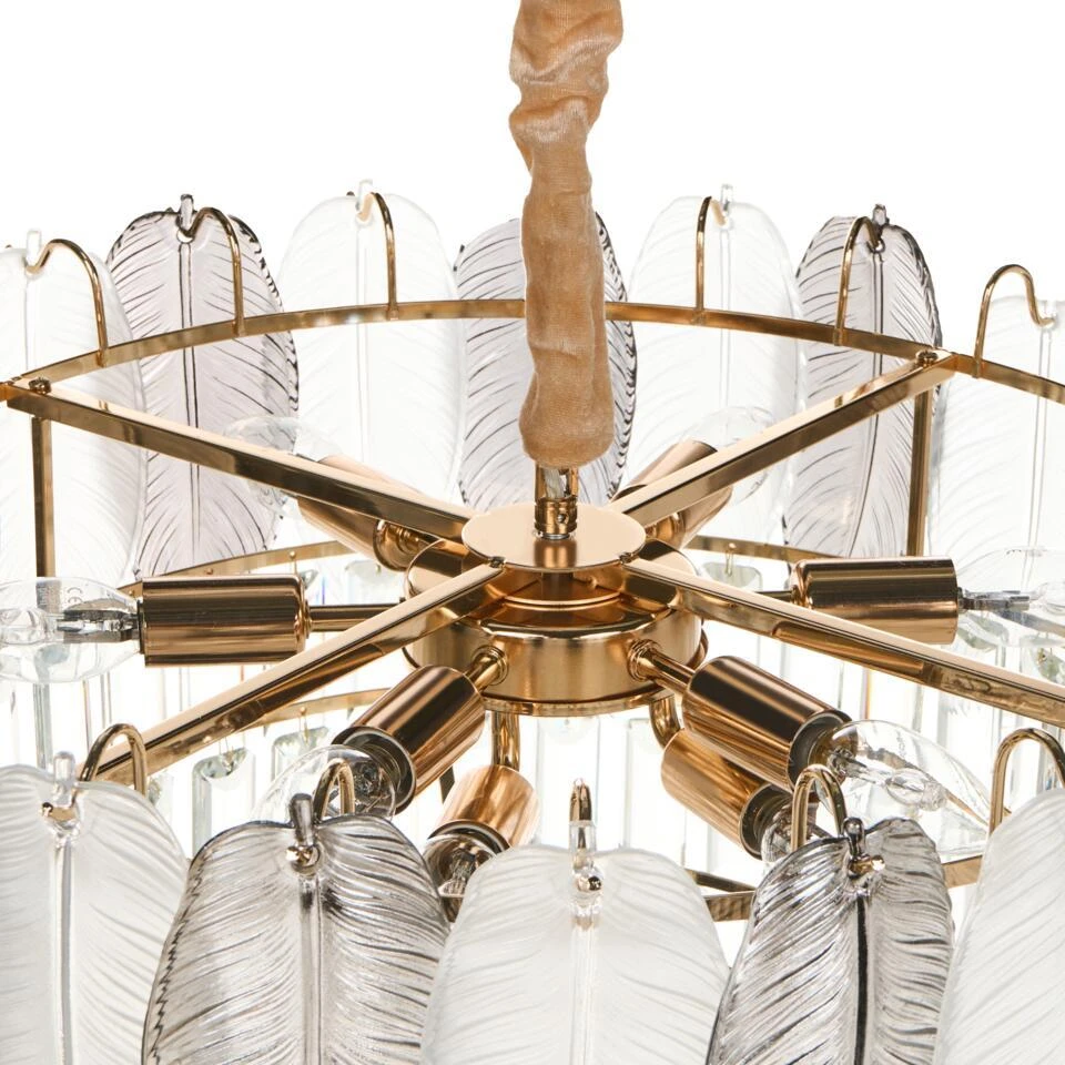 CANAGUA - Kroonluchter - Messing/Transparant - Glas 9 CANAGUA - Kroonluchter - Messing/Transparant - Glas - Afbeelding 9