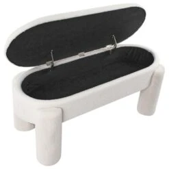 OAKLEY - Opbergbankje - Off-white - Bouclé -Leenbakker Winkel 6c8eea4f94044baf8d96945b64d0aa75