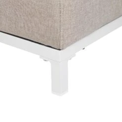 Beliani Ottomaan ROVIGO - Beige Polyester -Leenbakker Winkel 6f256fa94de14637a7466c735f3af674