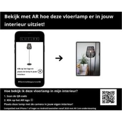 Lucide NERIDA Vloerlamp - Zwart -Leenbakker Winkel 700ec40e0bc8483db6768ed0584a896c