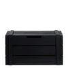 Kist Raaf - Zwart - 42x24x23 Cm