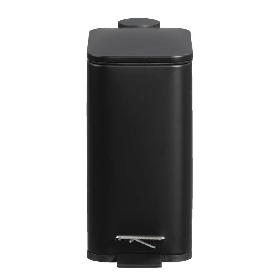 Pedaalemmer Slim - 5 Liter - Zwart - 28,9x14x28,3 Cm 1 Pedaalemmer Slim - 5 Liter - Zwart - 28,9x14x28,3 Cm