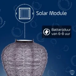 LUMIZ Solar Lampion Folia Balloon - 20 Cm - Lichtpaars -Leenbakker Winkel 70b98e4744684289881656cd5cbece91