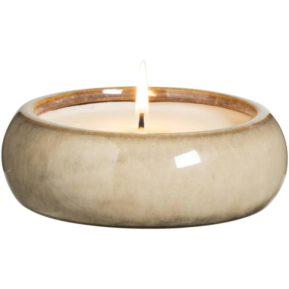 Kaars In Pot Anna - Lichtbruin - 4xØ12 Cm 2 Kaars In Pot Anna - Lichtbruin - 4xØ12 Cm - Afbeelding 2