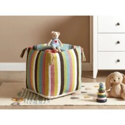 MONEASA - Poef - Meerkleurig - Katoen -Leenbakker Winkel 714ce3a1df8a414cb61a04f0b1b77521