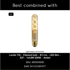 Lucide LAMBRES Hanglamp - Zwart -Leenbakker Winkel 7336fc7fb11d4afa9ea7edb201af62db