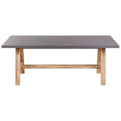 TONNARE - Tuintafel - Licht Hout - 200 X 100 Cm - Beton -Leenbakker Winkel 73925a356e224a3db483af7154398d48