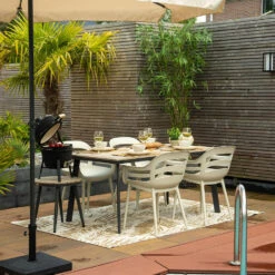 Garden Impressions Penedo Tuintafel 160x90 Cm - Light Teak Vironwood -Leenbakker Winkel 73e51b9cbd5746c68d1b021313e1367c