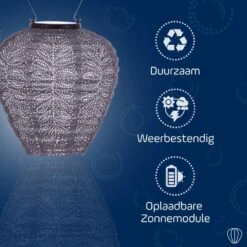 LUMIZ Solar Lampion Folia Balloon - 20 Cm - Lichtpaars -Leenbakker Winkel 73f1d51e5bd140668e2336184b16063d