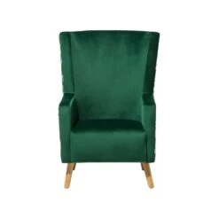 Beliani Oorfauteuil ONEIDA - Groen Fluweel 7 Beliani Oorfauteuil ONEIDA - Groen Fluweel -Leenbakker Winkel 740abbb2633a40859a93a1fb91b17b53