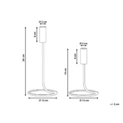 Beliani Kandelaar BUNYU - Goud Ijzer -Leenbakker Winkel 740b5f8f4ee4403db187bf79d4d7538a