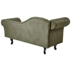LATTES II - Chaise Longue - Olijfgroen - Linkerzijde - Fluweel -Leenbakker Winkel 742dd83ff4c74461bf235bb3ba6339c5