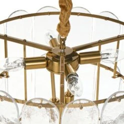 CARAVELI - Kroonluchter - Messing/Transparant - Glas 18 CARAVELI - Kroonluchter - Messing/Transparant - Glas -Leenbakker Winkel 749e7d05d12745348337d344fba8f0b1