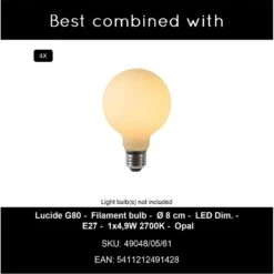 Lucide LESTER Plafonnière - Mat Goud / Messing -Leenbakker Winkel 7542d97094084d66b3bfc4716895b9db