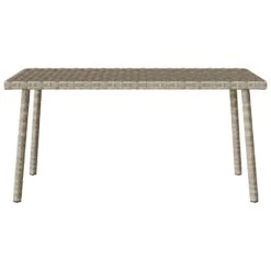 VidaXL - Tuin Salontafel - Grijs - Poly Rattan - 80 X 40 X 37 Cm -Leenbakker Winkel 75a3501bdd224bd6beaec5ad1e16afa7