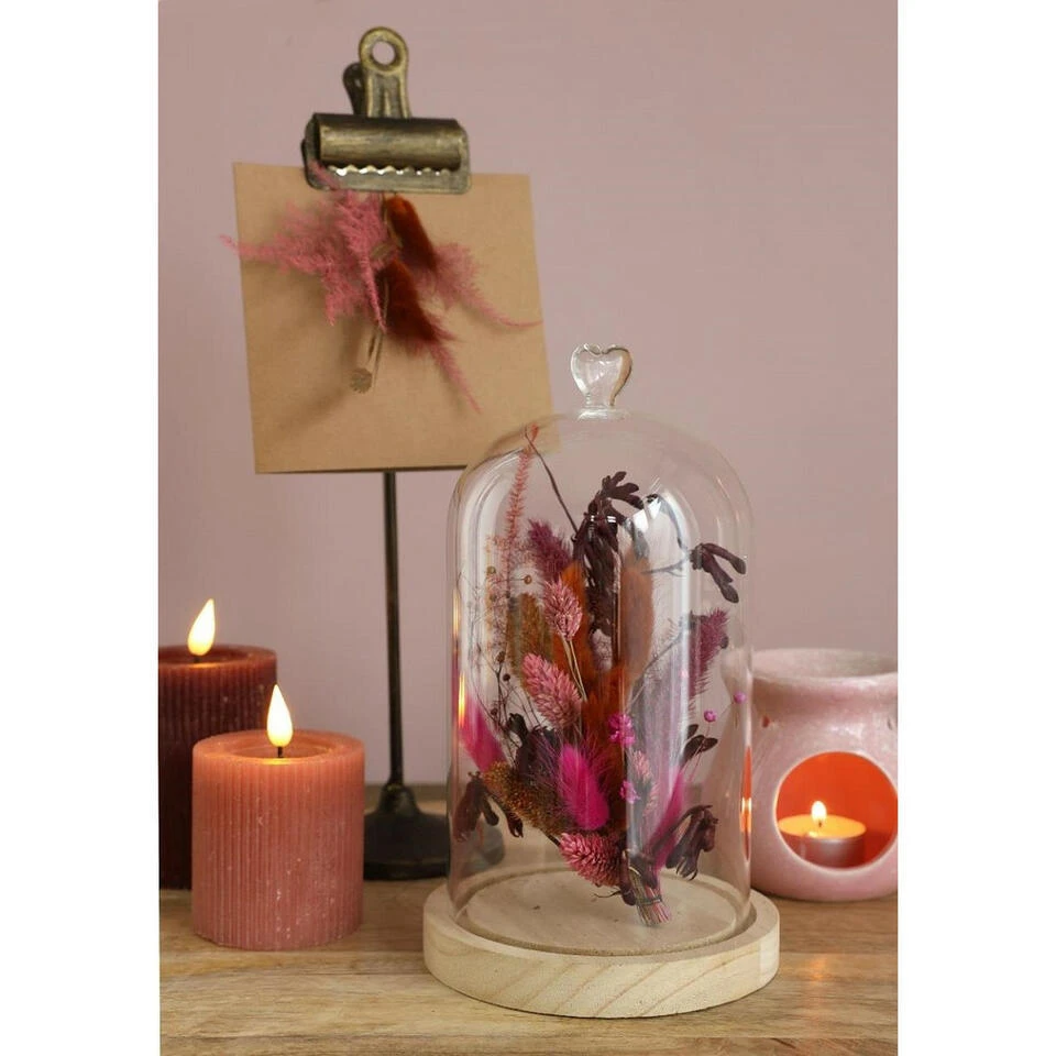 Ideas4seasons Decoratie Stolp - Hartje - D14 X H24 Cm 2 Ideas4seasons Decoratie Stolp - Hartje - D14 X H24 Cm - Afbeelding 2