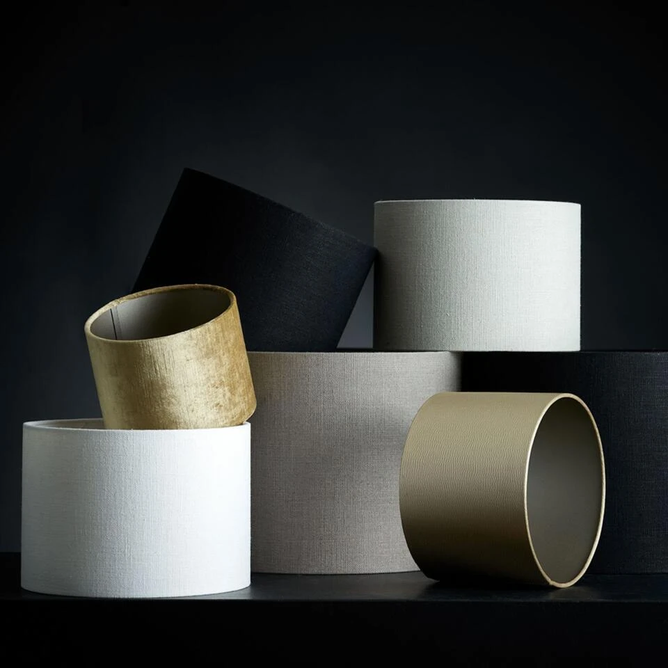 Cilinder Lampenkap Livigno - Eiwit - Ø35x30cm 2 Cilinder Lampenkap Livigno - Eiwit - Ø35x30cm - Afbeelding 2