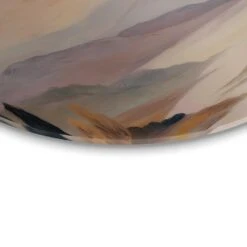 Glasschilderij Landschap I - Ø 50cm - Bruin -Leenbakker Winkel 777607495aab47209928378837024cd2