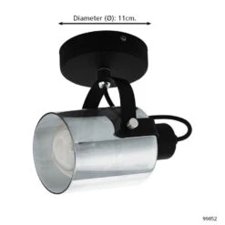 EGLO Berregas Spot - E27 - Rookglas - Zwart -Leenbakker Winkel 7894bf18d74e4cf39bca044eed1d9596