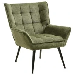 BELLINGMO - Fauteuil - Groen - Stof -Leenbakker Winkel 7921458256e74fe0a226fafd296afc53