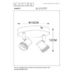 Lucide KIANTI Plafondspot - Taupe 12 Lucide KIANTI Plafondspot - Taupe -Leenbakker Winkel 798dfd605ad8405d8a5aee5830d2e0ef