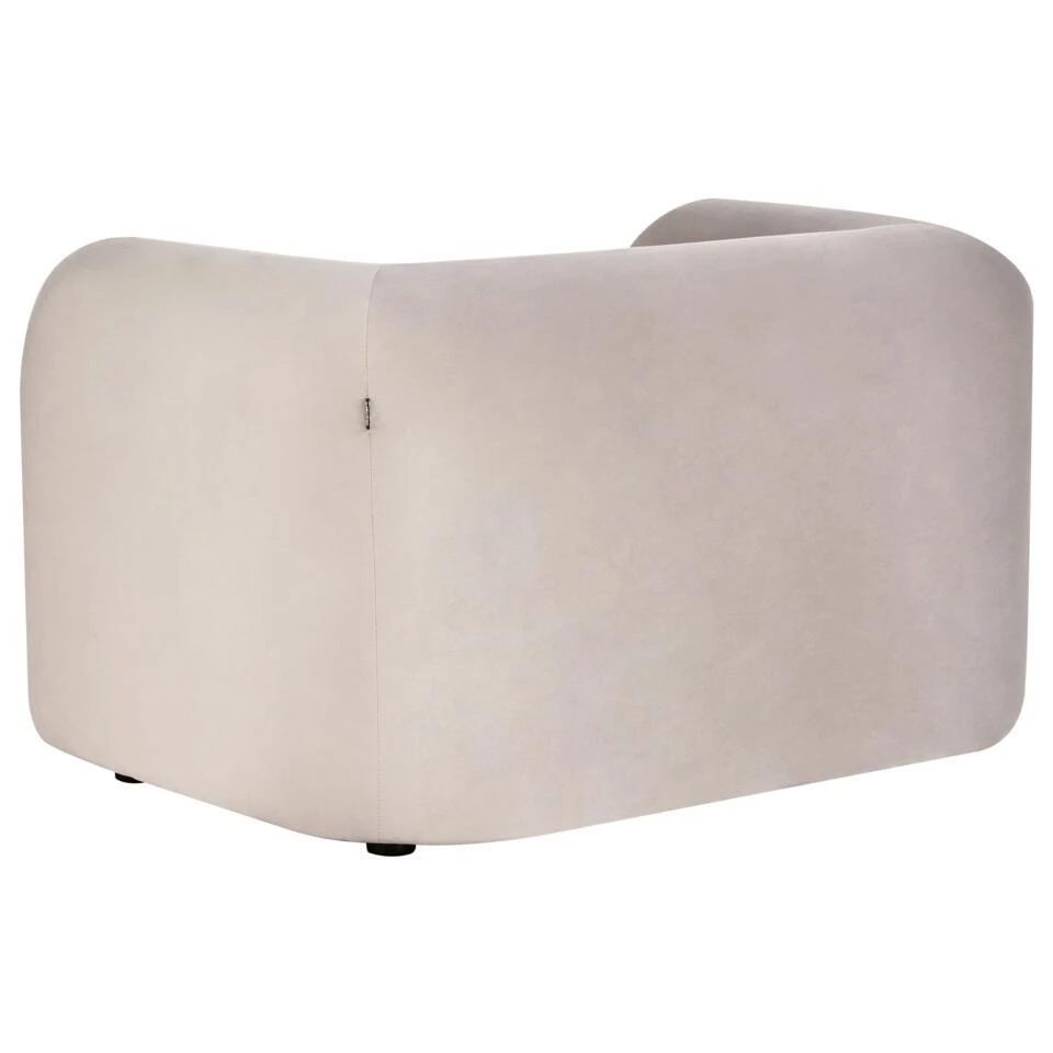 LEIREN - Fauteuil - Taupe - Polyester 6 LEIREN - Fauteuil - Taupe - Polyester - Afbeelding 6