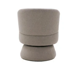 Draaifauteuil Taupe Stof - 65x64x79cm - Zithoogte 45cm - Moïse -Leenbakker Winkel 7a7802cb1bab403f97584e7693844f2e