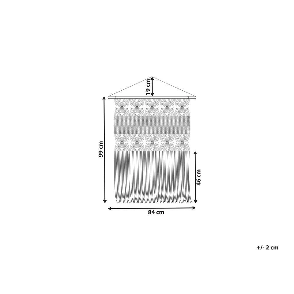 LAHRI - Wandhanger - Beige - Katoen 3 LAHRI - Wandhanger - Beige - Katoen - Afbeelding 3