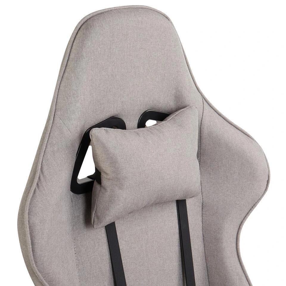 WARRIOR - Gamestoel - Beige - Polyester 8 WARRIOR - Gamestoel - Beige - Polyester - Afbeelding 8