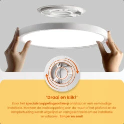 Goliving Plafondlamp - Plafonnière - LED - 30x30x2.1 Cm - Zwart -Leenbakker Winkel 7d1ef6ef36274c2c80d27e3958ab0b12