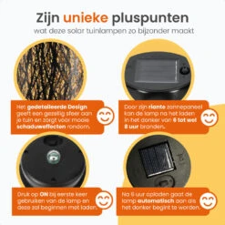 Goliving Solar Tafellamp Oasis - 2 Stuks - LED Buitenverlichting Zonne-energie -Leenbakker Winkel 7d3a1579ff904da89ace0b6ac2cd9f29