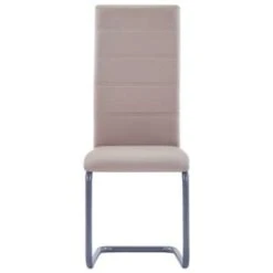 VidaXL Eetkamerstoelen 2 St Kunstleer Cappuccino -Leenbakker Winkel 7d53e15b286b407496cd78405a62c85f