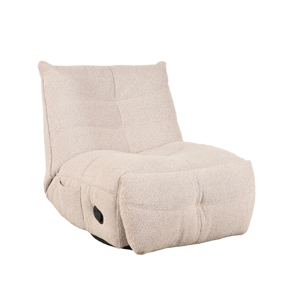 LABEL51 Fauteuil Take It Easy - Naturel - Boucle 2 LABEL51 Fauteuil Take It Easy - Naturel - Boucle - Afbeelding 2