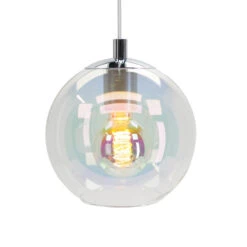 EGLO Ariscani 2 Hanglamp - E27 - Ø 42,5cm-gekleurd Glas - Chroom -Leenbakker Winkel 7f29ba2c428d4987b586c83069e9cc7f