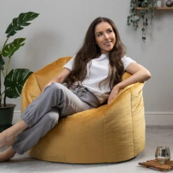 Icon Zitzak En Poef Sirena - Zitzak Velvet - Geel 9 Icon Zitzak En Poef Sirena - Zitzak Velvet - Geel -Leenbakker Winkel 80fe810e109042c8a0fb6b45798d507d