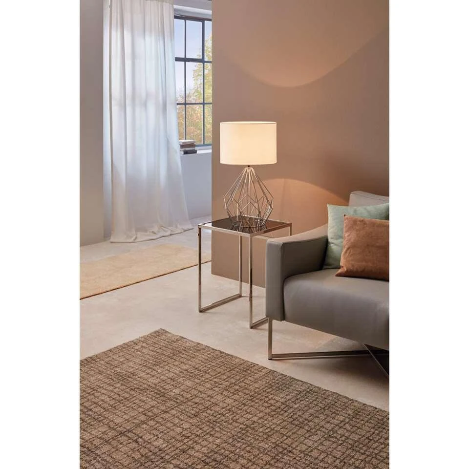 EGLO Tafellamp Pedregal - Chroom/wit 4 EGLO Tafellamp Pedregal - Chroom/wit - Afbeelding 4