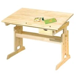Kinderbureau Julia - Licht Grenenkleur - 55x109x63 Cm