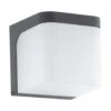 EGLO Wandlamp Jorba LED - Antraciet/wit