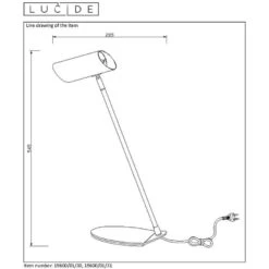 Lucide Bureaulamp Hester - Wit -Leenbakker Winkel 81020858 2301