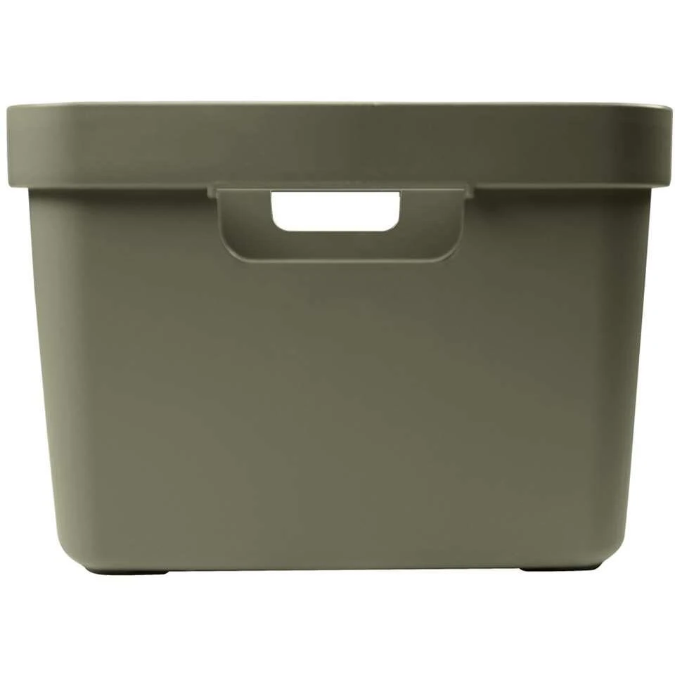 Sigma Home Box 32 Liter - Donkergroen - 24,3x35,4x45,3 Cm 2 Sigma Home Box 32 Liter - Donkergroen - 24,3x35,4x45,3 Cm - Afbeelding 2