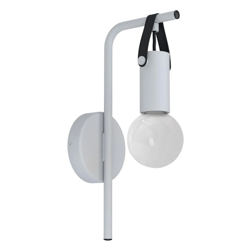 EGLO Wandlamp Apricale - Grijs/zwart 1 EGLO Wandlamp Apricale - Grijs/zwart