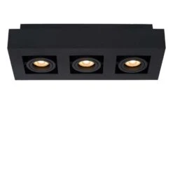 Lucide Plafondspot Xirax 3 Lamp - Zwart 10 Lucide Plafondspot Xirax 3 Lamp - Zwart -Leenbakker Winkel 81026201 0007
